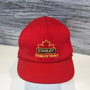 Stanley Tools Canadian Red Vintage StrapBack Hat Cap